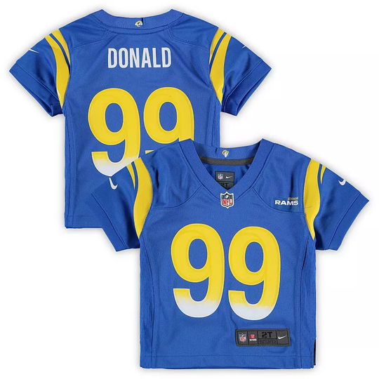Toddler Nike Aaron Donald Royal Los Angeles Rams Game Jersey, Toddler Unisex, Size: 2T, Blue