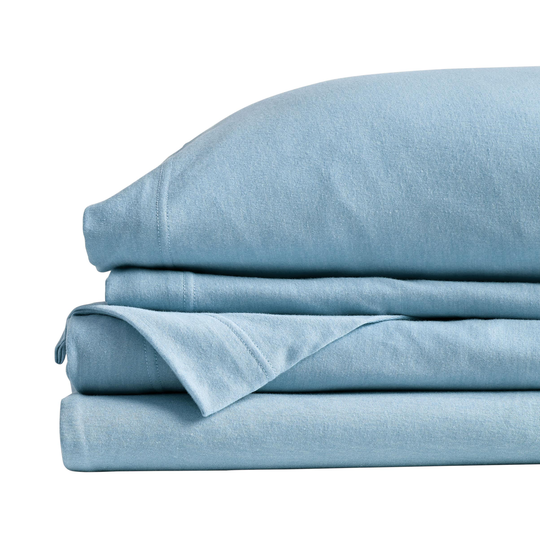 NY Loft SoHo King 250-Thread Count Cotton Blend Sky Blue 4-Piece Bed Sheet | 20073
