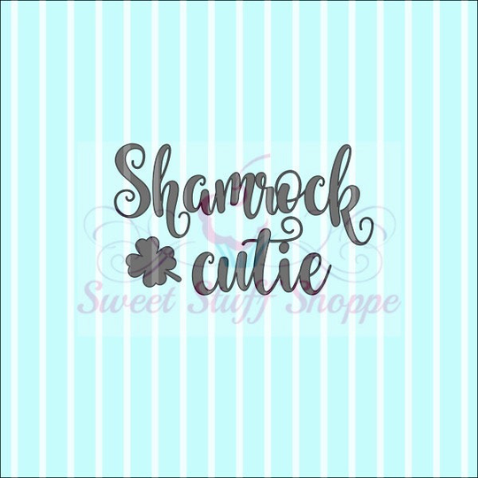 Shamrock Cutie Silk Screen, Cookie Screen Stencil, Mesh Custom