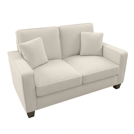 Bush Furniture Stockton Modern Cream Herringbone Fabric Polyester/Blend Loveseat in Off-White | SNJ61SCRH-03K
