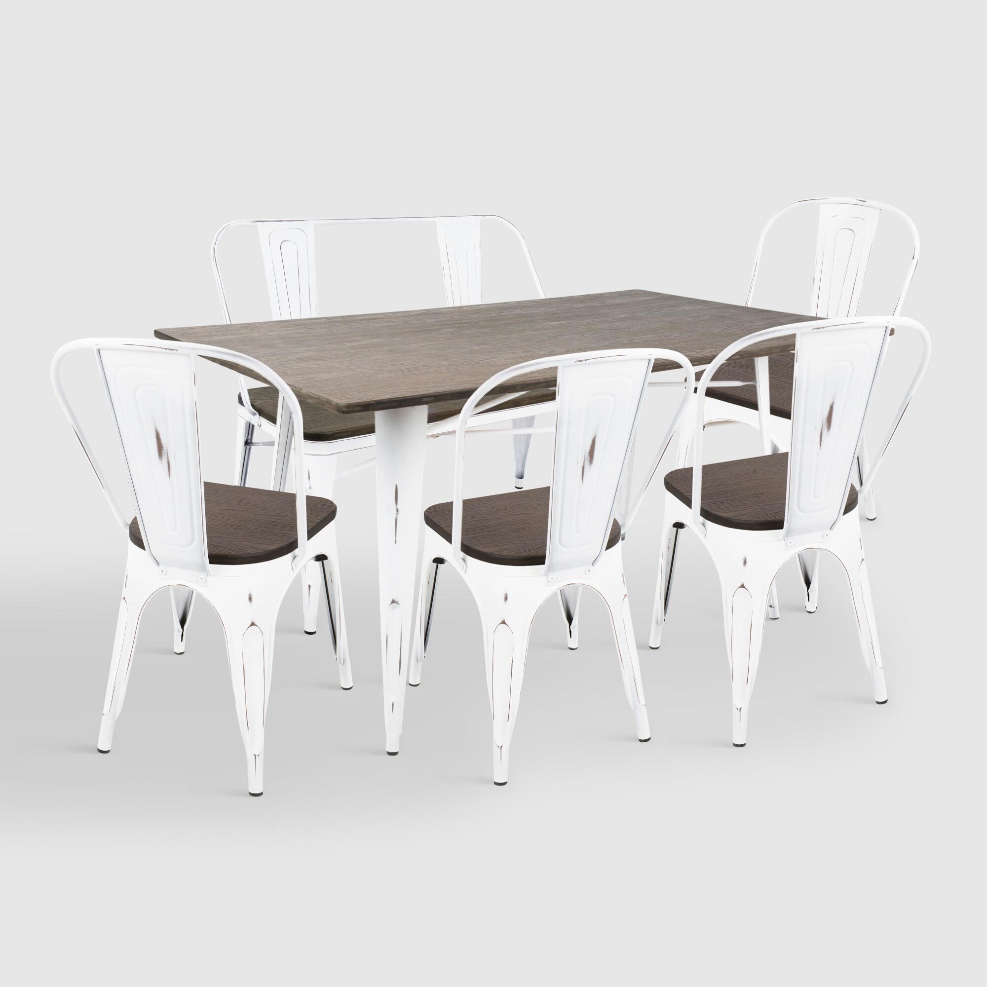 White and Espresso Ridgeby Dining Collection by World Market