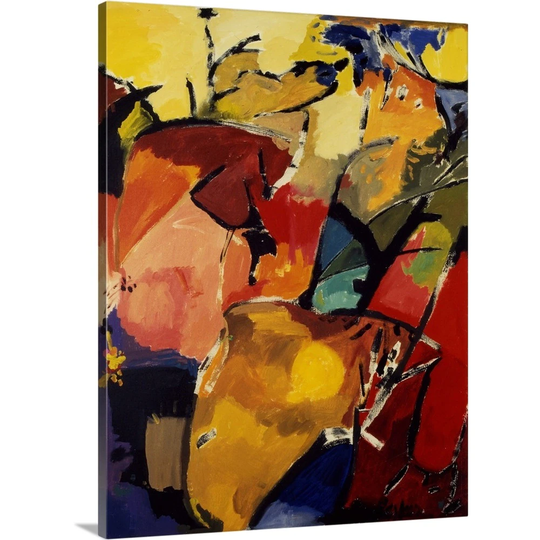 GreatBigCanvas Ram Kim Parker 24-in H x 18-in W Abstract Print on Canvas | 2543522-24-18X24