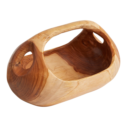CRAFT Teak Wood Bowl Decor by World Market