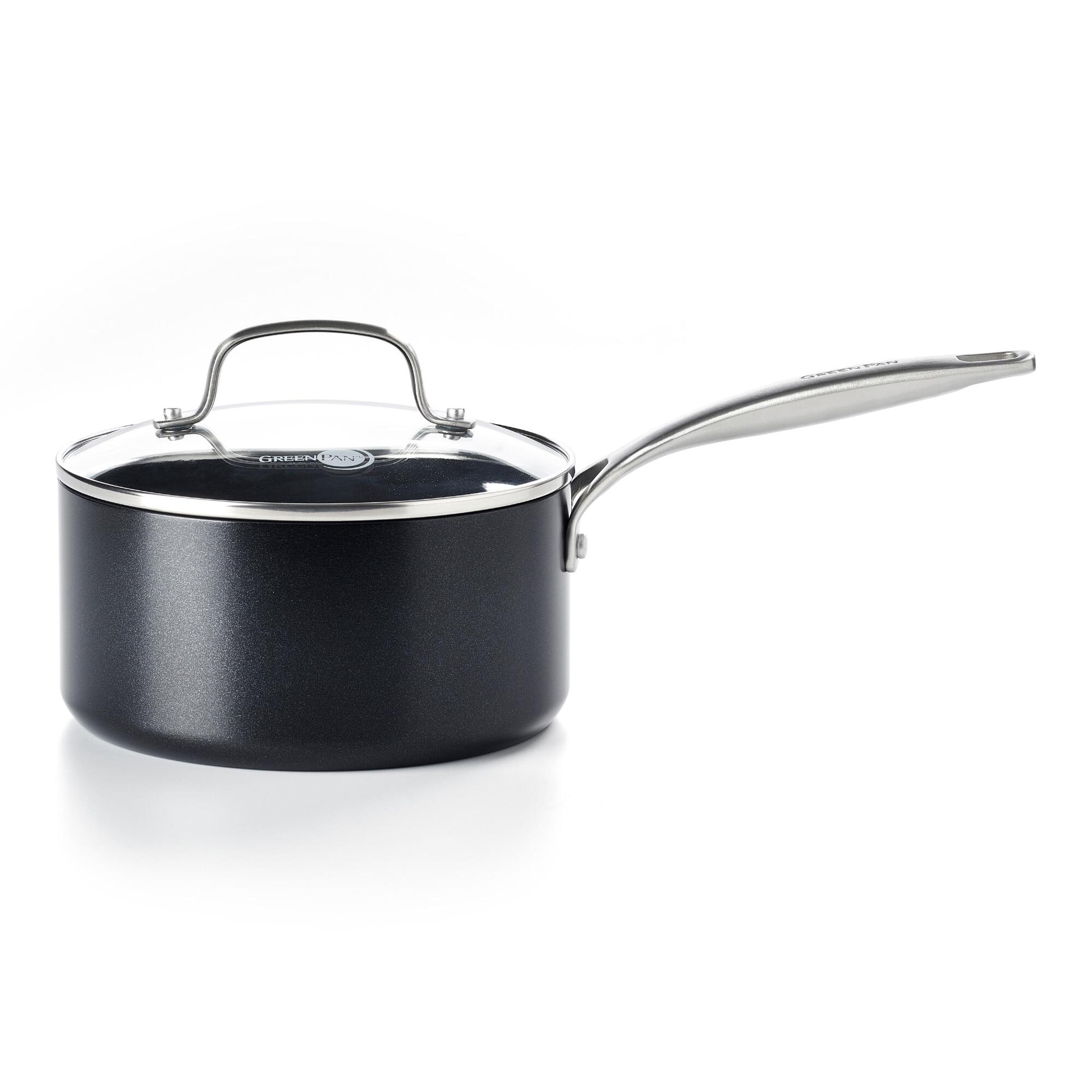 2.2 Quart GreenPan Profile Nonstick Ceramic Saucepan and Lid by World Market