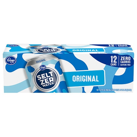 Kroger Caffeine Free Seltzer Water - 12.0 oz x 12 pack
