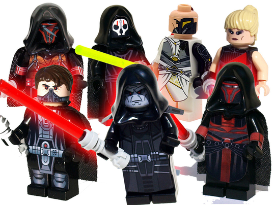 Space Wars Dark Lords Custom Construction Toy Figures