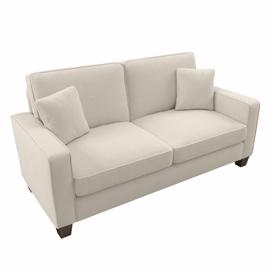 Bush Furniture Stockton Modern Cream Herringbone Fabric Polyester/Blend Sofa in Off-White | SNJ73SCRH-03K