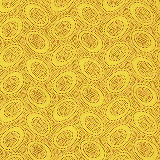 Aboriginal Dot in Gold Gp71, Kaffe Fassett Fabric, Quilt Cotton Blender Quilting Fabric By The Yard