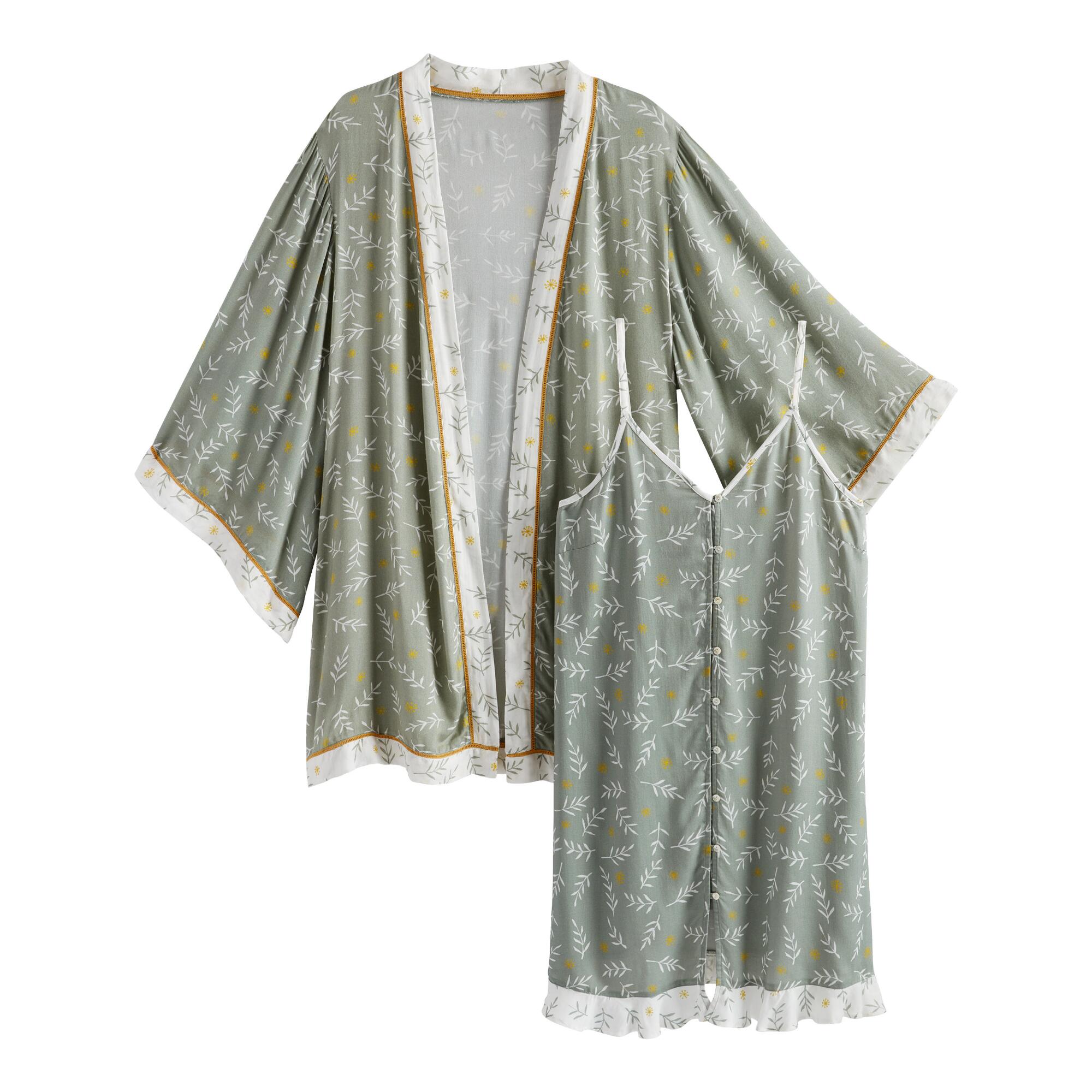 Sage and Ivory Sarafina Pajama Collection by World Market