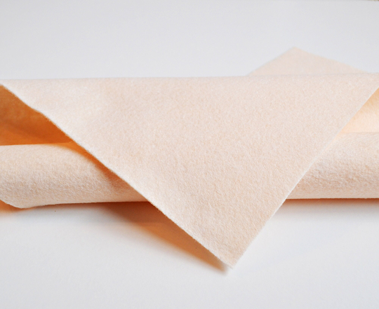 Suntan Wool Felt, Merino Blend Felt Yardage, Fabric, Skin Tone Color Yardage