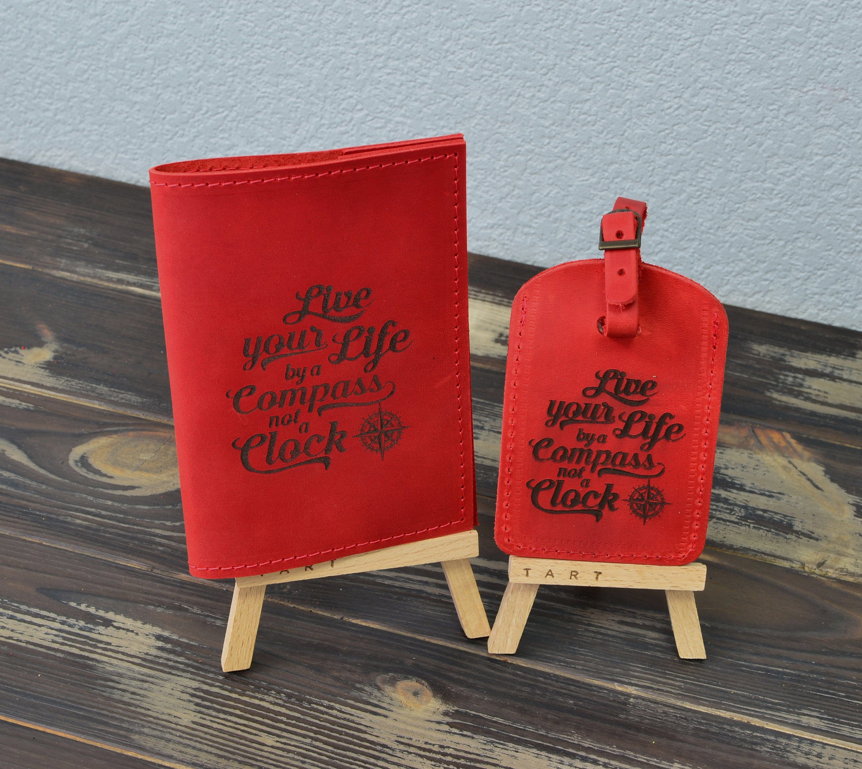 Leather Passport Holder, Personalized Cover, Travel Wallet, Case, Gift, Birthday Gift For Her & Him