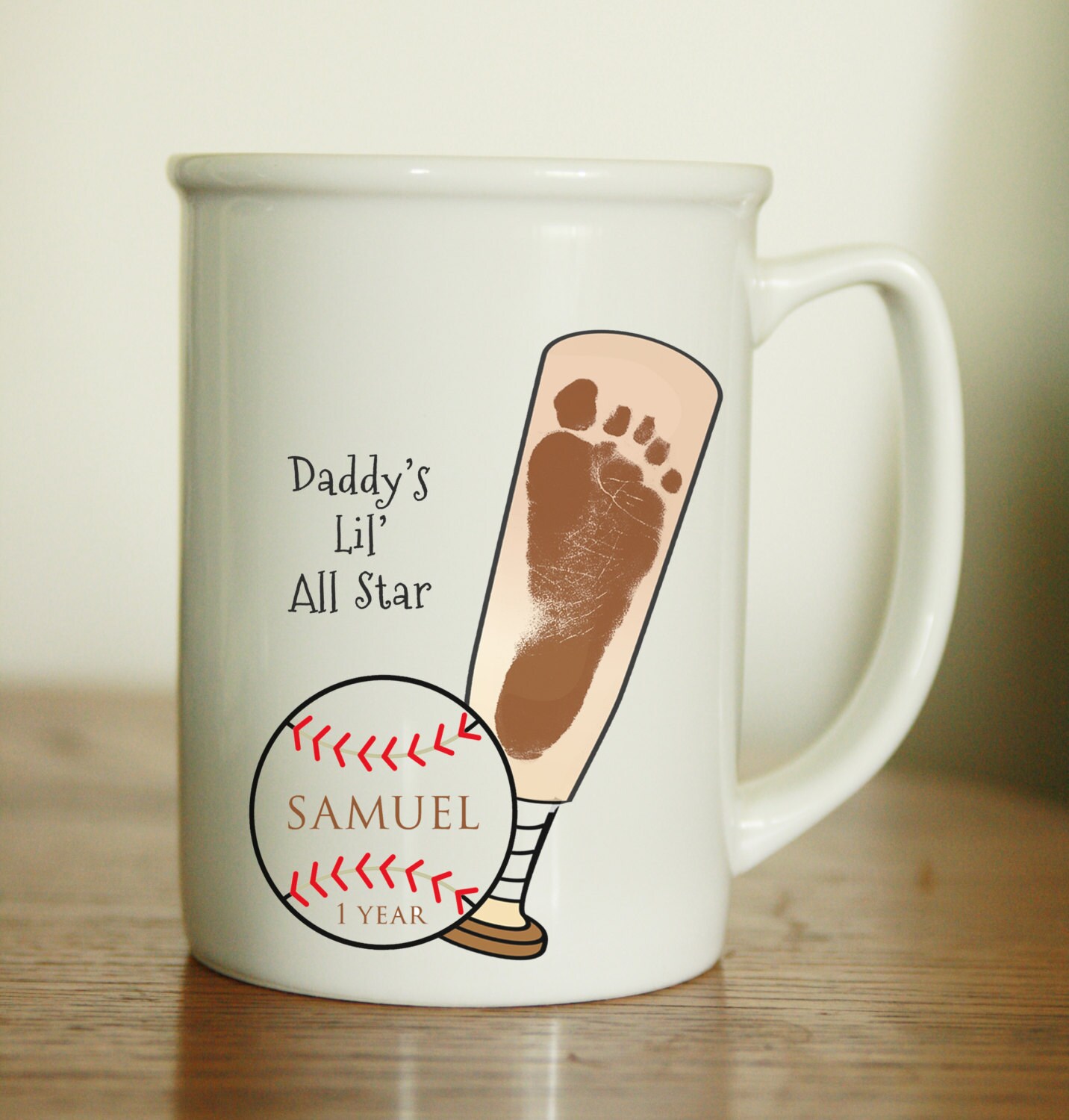 Baseball Footprint Mug 202 Mug