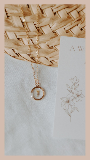 Wildflower Necklace | Mother Of 1 For Mom Motherhood |Mothers Day Gift Thank You Birthday Birthflower