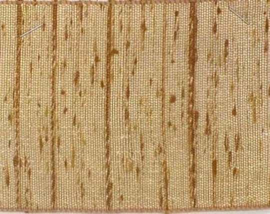 Vintage Ribbon 4" X 1 Yard Linen Look Trim Shades Of Browns Very Nice Braid