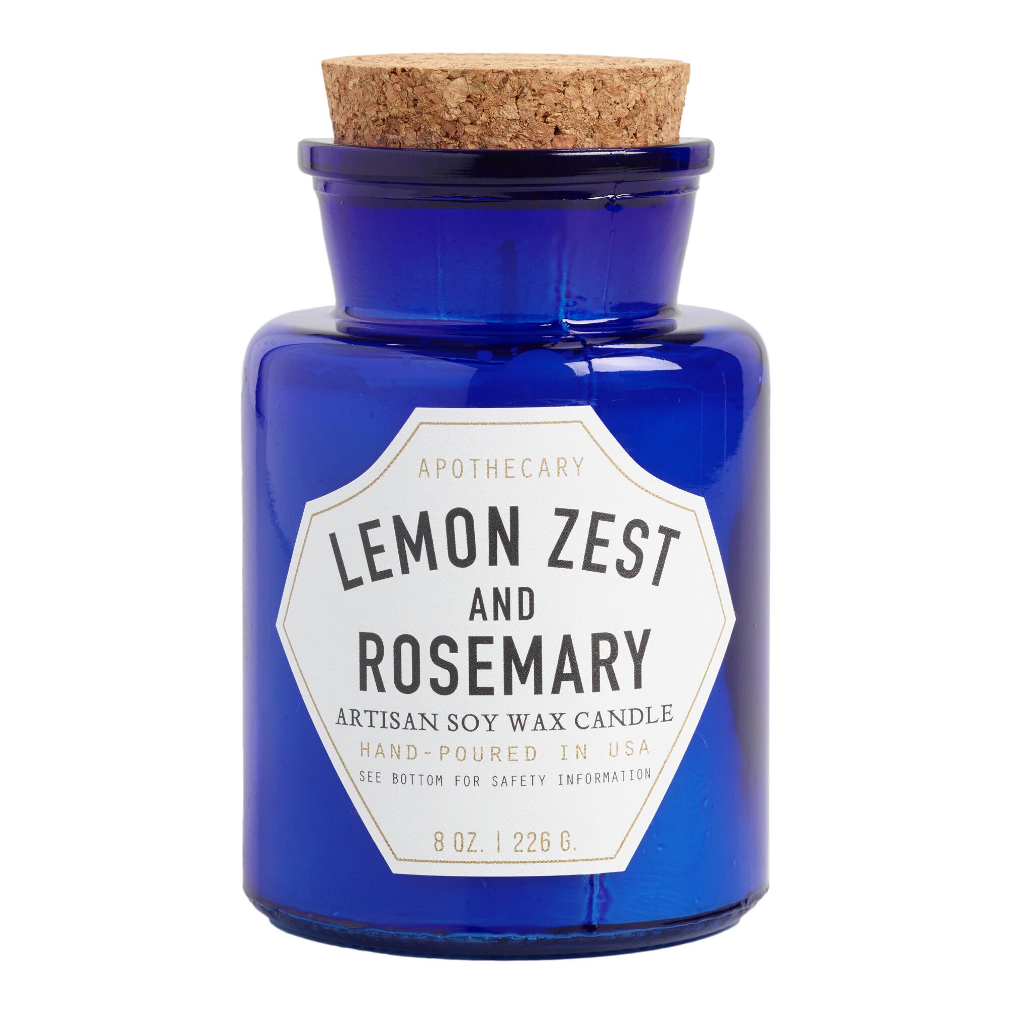 Paddywax Lemon And Rosemary Old Fashioned Scented Candle - Scented Wax by World Market