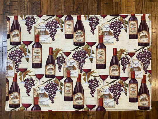 Reversible Design Cotton Blend Rectangle Placemats, 18" X 12" Table Mats For Everyday Use, Kitchen Decor, Multiple Fabric Designs