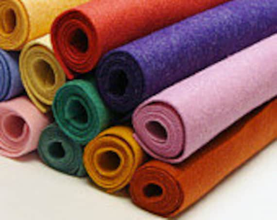 Wool Blend Felt Sheets Choose | 1 To 4 Sheets Crafting Fabric 9"x12" Size. U Pick Color - National Nonwovens Colors