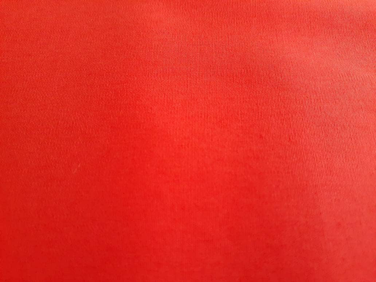 Tomato Soup Bright Orangey Red Solid Color Fabric 100% Organic Cotton, "Holiday Red" By Birch Fabrics, Quilting, The Yard, Half Yard