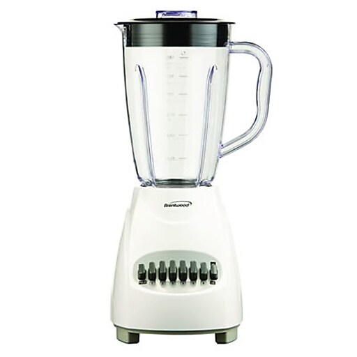 Brentwood 12 Speed Blender With 1.5 Litre Plastic Jar; White