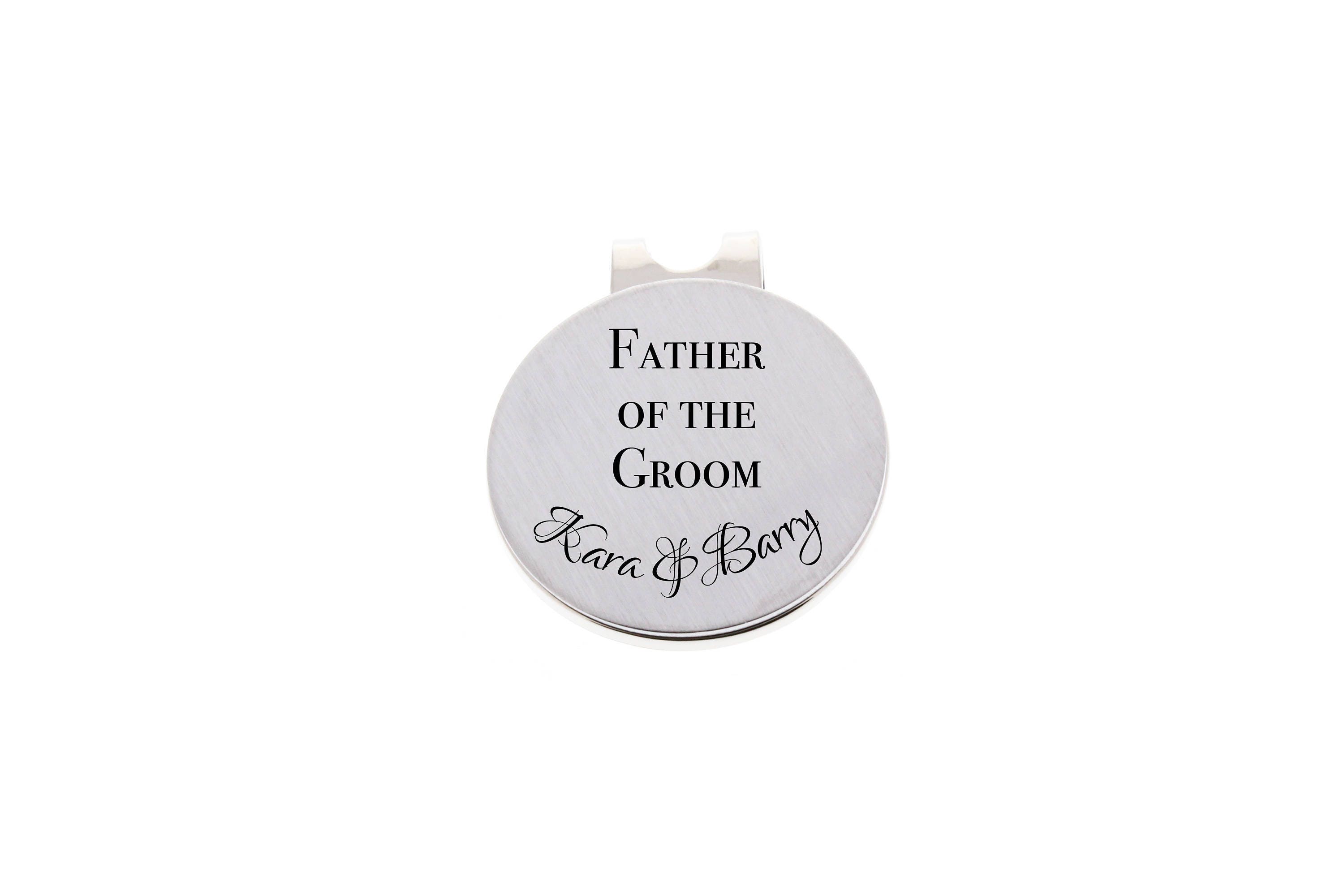 Father Of The Groom, Custom Golf Ball Marker, Handwriting Personalized Wedding Gift, Groom