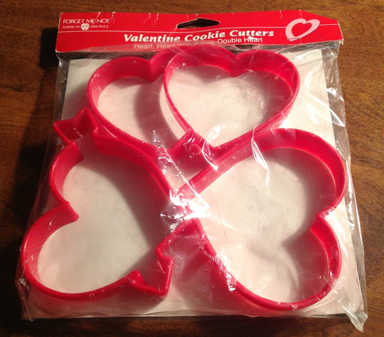VintageValentineNosValentine's DayCookie CuttersDouble HeartsHeart With ArrowHeartSealed PackageUnused