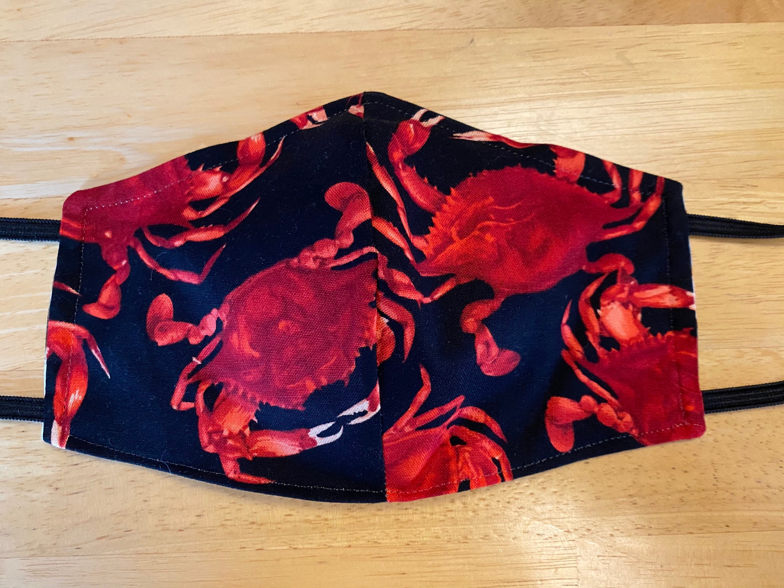Crab Themed Face Mask