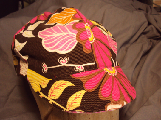 Flowered Hat, News Boy Cap, Peaky Binders Style, Golf