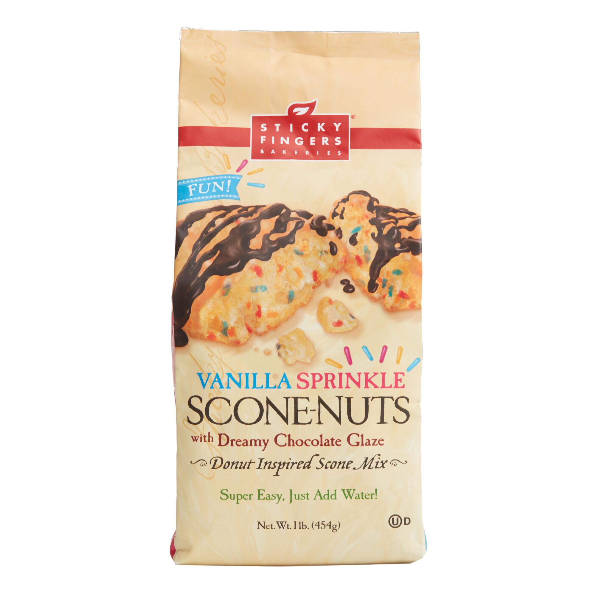 Sticky Fingers Vanilla Sprinkle Scone-Nuts Mix by World Market
