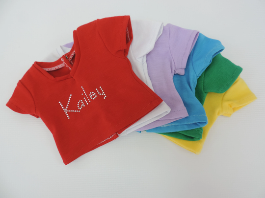 Rhinestone "Kailey" T-Shirt | Fits Most 18" Girl Dolls 18 Inch Doll Clothes
