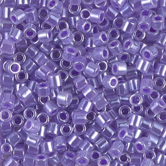 Delica Bead Dbl-0249 Miyuki Beads 8/0 Purple Ceylon 8.2 Grams Diy Beads