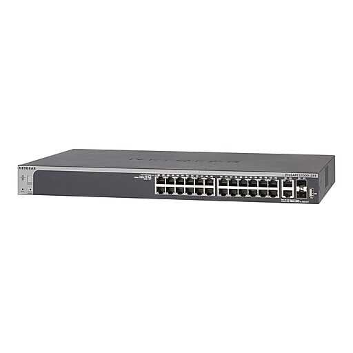 Netgear ProSafe S3300 24-Port Gigabit Stackable Smart Switch