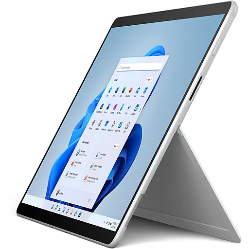 Microsoft Surface Pro X Multi-Touch 13" Tablet, WiFi, 8GB RAM, 256GB SSD, Windows 11 Home, Platinum (E7F-00001)