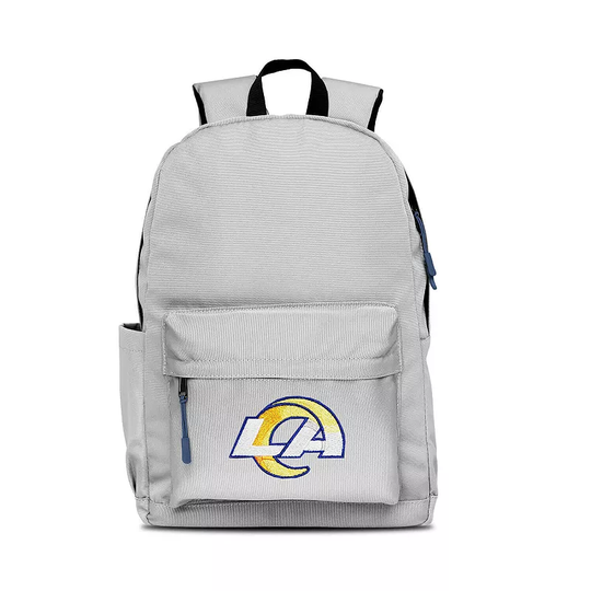 Los Angeles Rams Campus Laptop Backpack, Grey