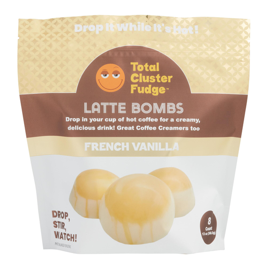 Total Cluster Fudge French Vanilla Latte Bombs 8 Count by World Market