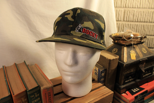 Vintage Rocky Boot Camouflage Snapback Truckers/Baseball Hat/Cap One Size Fits All #0061