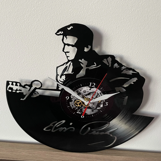 Elvis Presley Vinyl Record Wall Clock Christmas Gift For King Of Rock N Roll Art Vintage