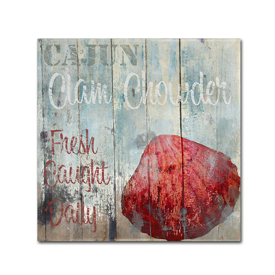 Color Bakery 'New Orleans Seafood IV' Canvas Wall Art 14 x 14