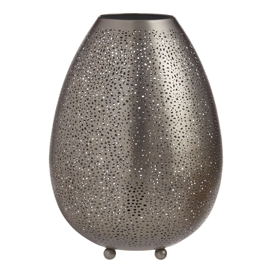 Pewter Teardrop Mina Table Lamp -
