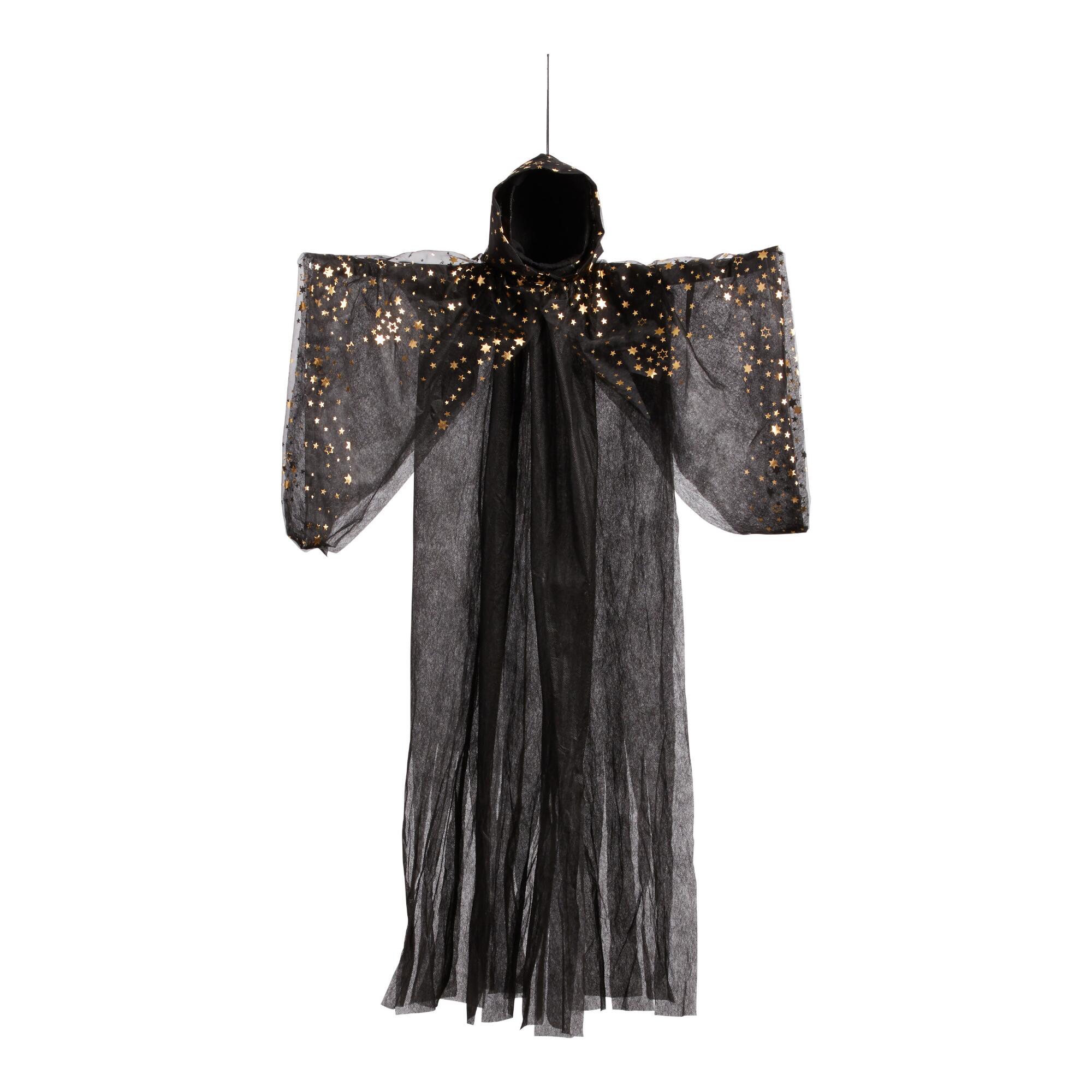 Faceless Ghoul Halloween Hanging Figure: Multi - Polyester by World Market