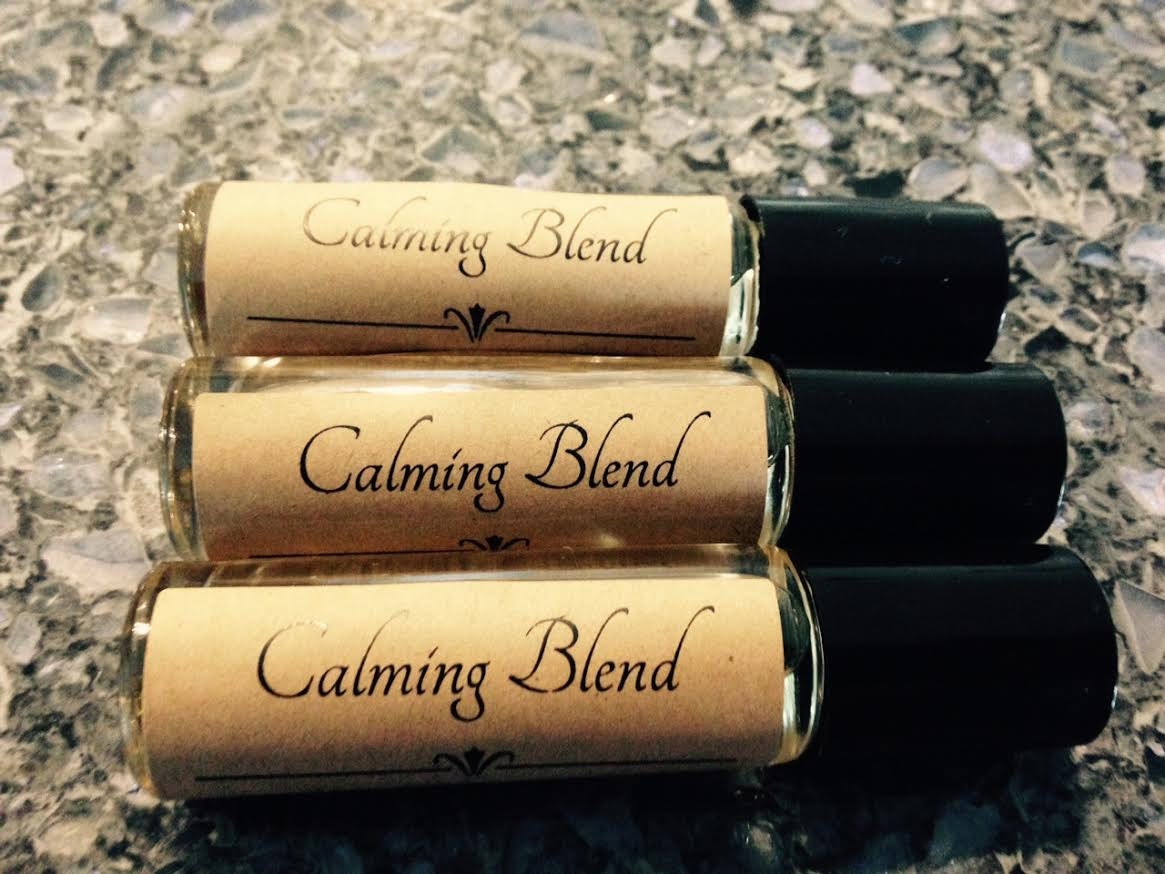 Homeopathic Zen Calming Blend, Essential Oil Rollerball Bottle 10 Ml, Organic, Vegan, Paraben Free
