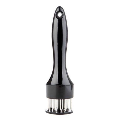 Stainless Steel Meat Tenderizer Needle Tendon Cutter Steak Black