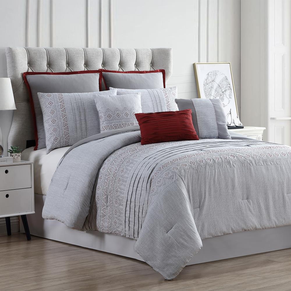 Amrapur Overseas Norco comforter set Multi Multi Reversible Queen Comforter (Blend with Polyester Fill) | 38EBJQCF-NRC-QN