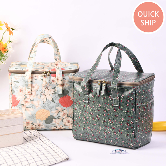 Large Insulated Lunch Bag For Women/Kids, Keep Warm/Cold Picnic Bag, Reusable Summer Tote, Waterproof Storage Box