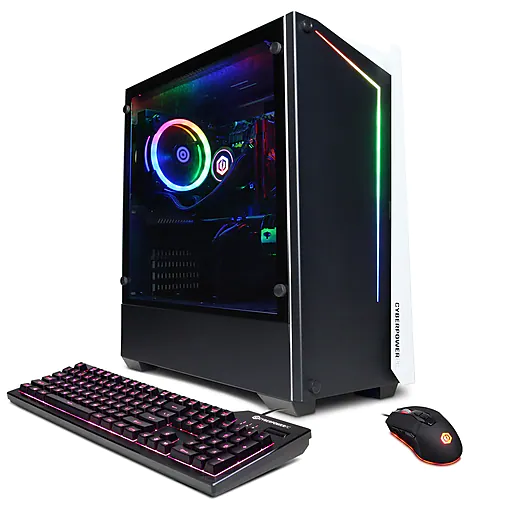 CyberPowerPC Gamer Supreme Liquid Cool Gaming Desktop Computer, Intel Core i7, 16GB Memory, 500GB SSD + 2TB HDD (SLC10300V6)