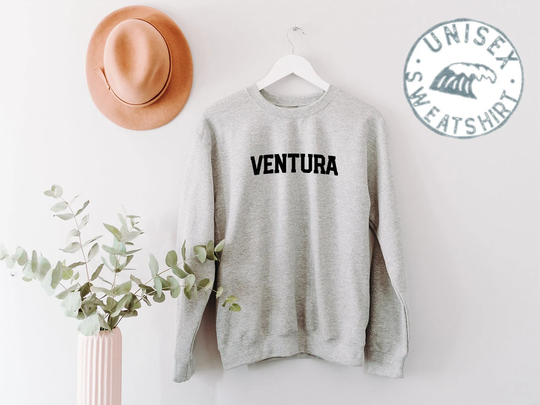 Ventura Ca California Moving Away Sweatshirt, Funny Sweater Shirt, Birthday Gifts For Men & Women