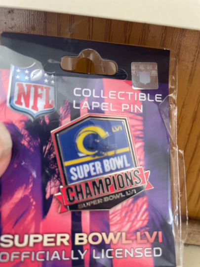 Rams Champions Pin