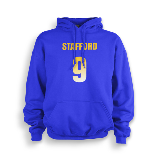 stafford Adult Hoodie | Blue | Rams Los Angeles Made To Order With Love