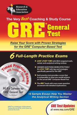 GRE General Test by Pauline, Research and Education Association Editors, David, Bell, Haber, Steven B., Freeman, Lucille Alexander-Travis