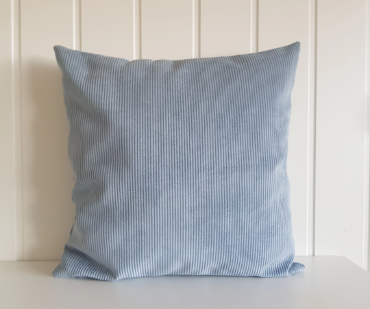 50x50cm/ 19, 7x19, 7Inch Corduroy Cloudy Blue Pillow Cover, For Decorative