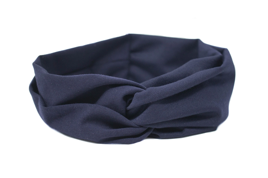 Headband, Turbanstyle, Dark Blue, Navi, Hair Band